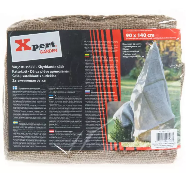 VARJOSTUSSÄKKI JUUTTI 90x140CM - Juutti- ja varjostuskankaat - 6410411945175 - 2