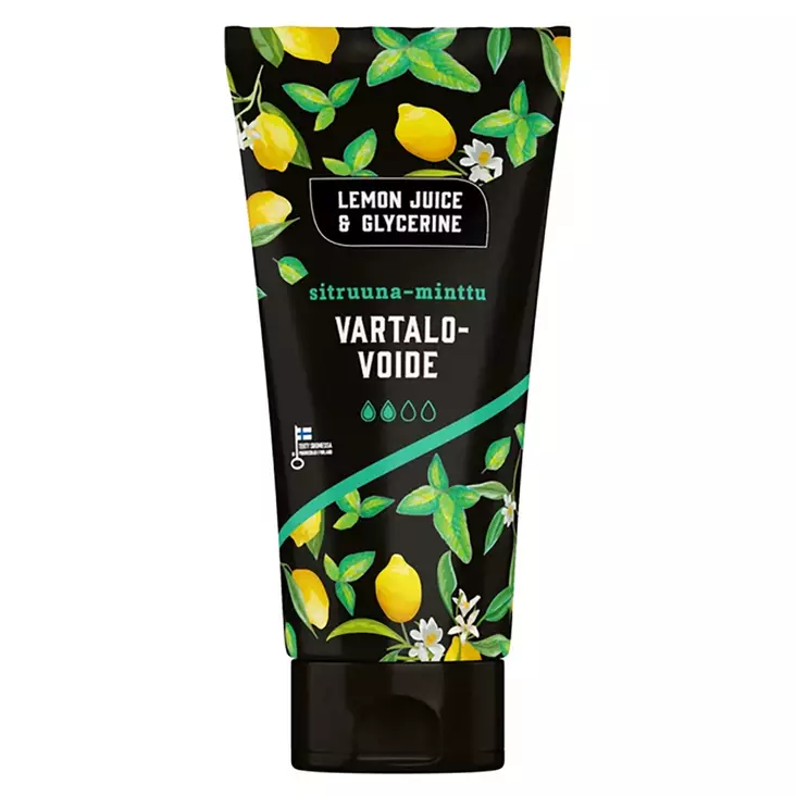 LJG vartalovoide sitruuna-minttu 200ml - Vartalovoiteet & vartalonhoitotarvikkeet - 6414400240425 - 1