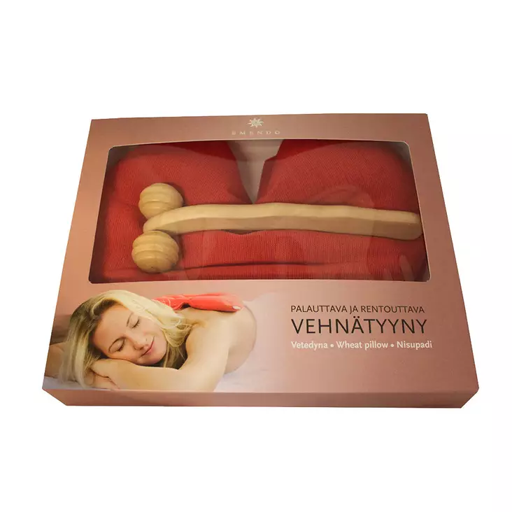 Emendo vehnätyyny+hierontarulla  - Saunatekstiilit ja laudeliinat - 6417892016455 - 1