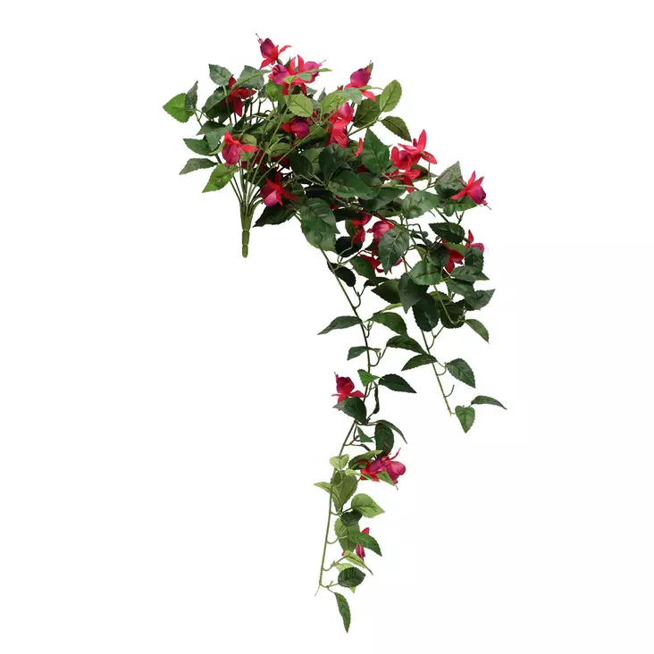 Verenpisara kimppu riippuva 80 cm fuksia - Tekokasvit ja muovikukat - 6410416439655 - 1