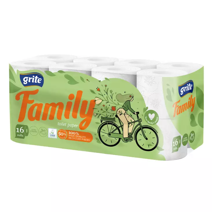Wc-paperi 16rll Grite Family - WC-paperit - 4770023141115 - 2