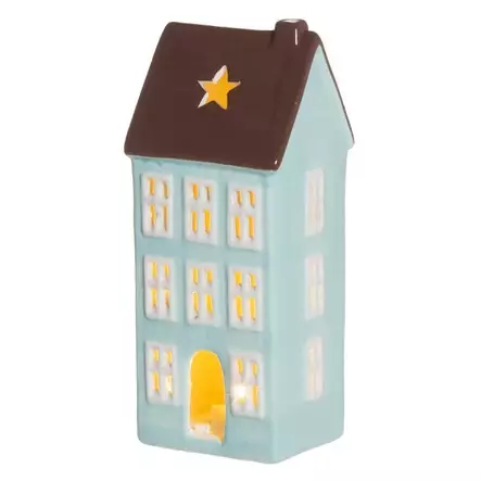 Talolyhty LED-valoilla Copenhagen vaaleansininen 19 cm - Lyhdyt sisäkäyttöön - 6410416312286 - 2