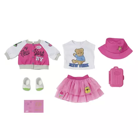 BABY born Deluxe matka-asusetti 43cm - Nuket ja nuken tarvikkeet - 4001167836316 - 1