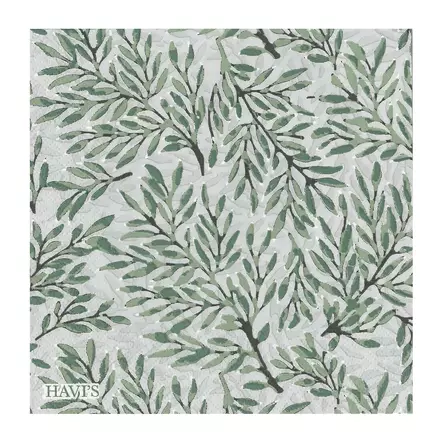 Servetti HAVI'S Misteli vihreä 24cm - Kahviliinat 24x24 - 6411630102066 - 1