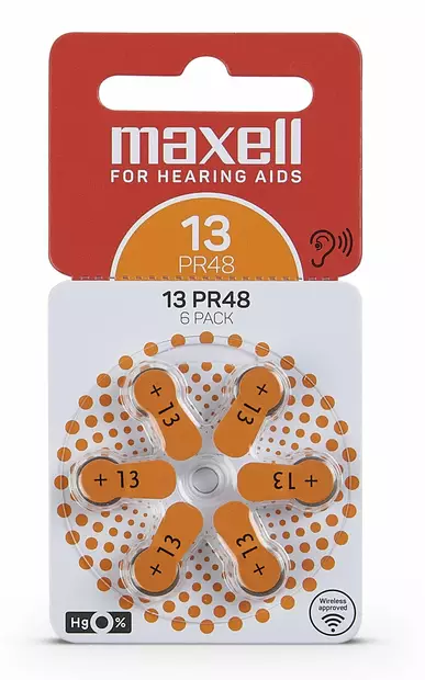 KUULOKOJEPARISTOT 6KPL 13 MAXELL - Kuulokojeparistot - 4043752443226 - 1