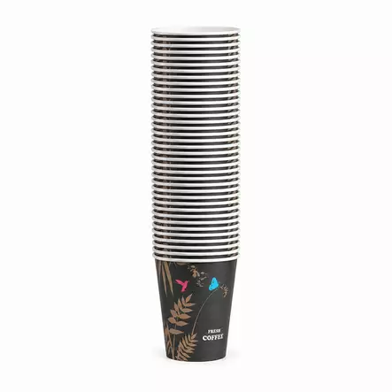 Kuumakuppi printillä 240ml 50kpl paketti - Kertakäyttömukit ja -lasit - 6438506027346 - 1