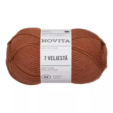 Lanka 7 veljestä 100g pihlaja 644 - Sukkalangat - 6412618214146 - 1