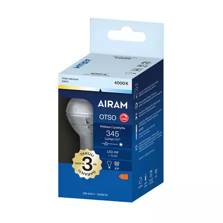 LED FG R63 840 345lm E27 36D DIM - Lamput E27 kanta - 6435200312426 - 2