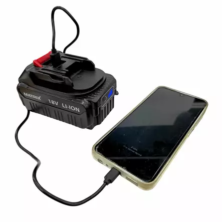 Matrix 18 V akku + USB-laturi ja kaapeli - Työkaluakut ja -laturit - 840026 - 3