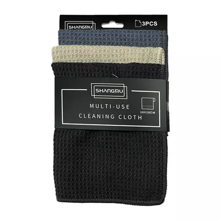 Multiuse Mikrokuituliina 3kpl 30x30cm - Siivousliinat ja rätit - 6438506007386 - 1