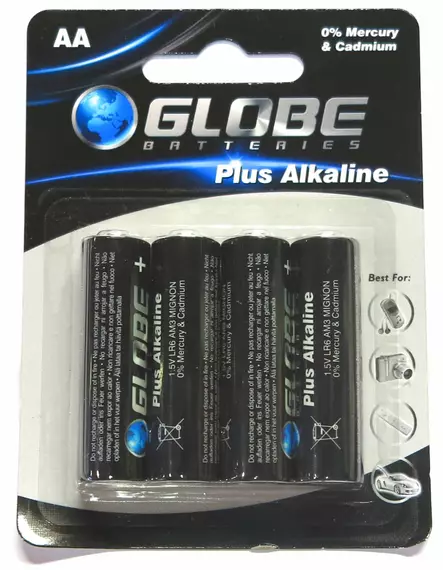 PARISTO AA 4KPL GLOBE - Sormiparistot - 6438255910036 - 1