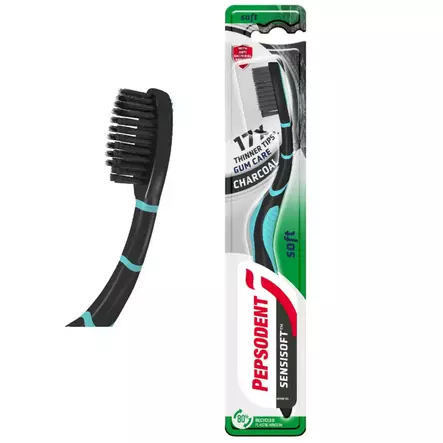 Pepsodent Charcoal Hammasharja soft. - Hammasharjat - 8720181083846 - 1