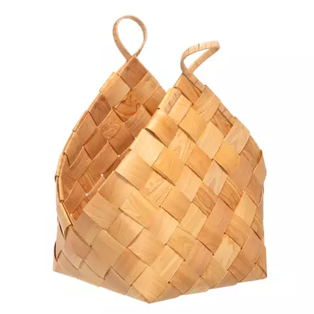 Polttopuukori Vili natural 50x63 cm - Puunkantotelineet - 6410416436456 - 1