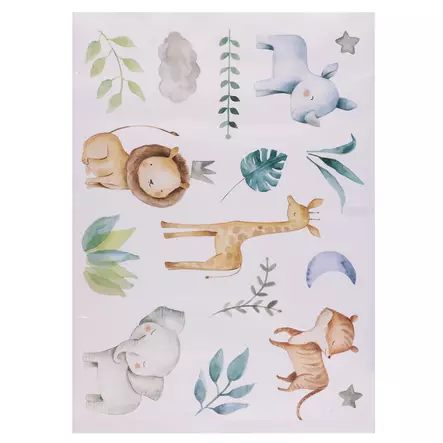 Sisustustarra villieläimet 50 x 70 cm - Sisustuskalvot - 6410416469126 - 1