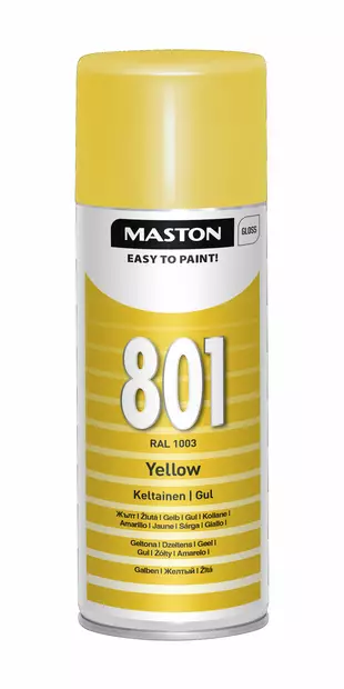 Spraymaali 100 Keltainen 400ml - Spraymaalit - 6412491008016 - 1