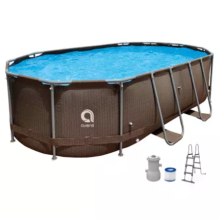 UIMA-ALLAS Avenli Oval 427x275x100=20 - Lasten uima-altaat ja kahluualtaat - 6920388667876 - 1