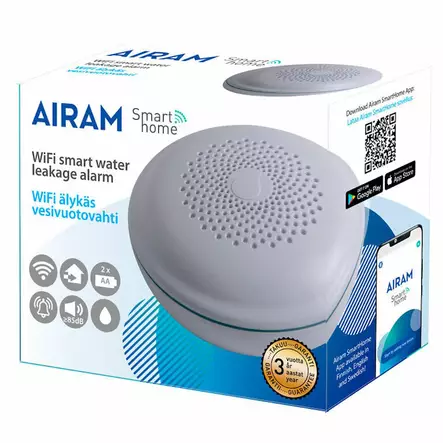 Vesivuotohälytin vesivuoto airam smart - Vesivuotohälyttimet - 6435200281296 - 2