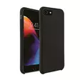 Silikoni suojakuori iPhone SE/8/7/6 Must - Puhelimet ja puhelintarvikkeet - 4008928617146 - 1