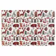 Tabletti Folk 30x45 cm  - Joulukoristetekstiilit - 6410416406176 - 1