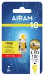 AIRAM LED 1,2W G4 12V 100LM - Pistokantalamput - 6435200203656 - 1