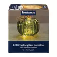 Kurpitsa LED-valoilla särölasi vihreä - Valohahmot ja valokoristeet - 6410416588506 - 3