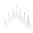 Kynttelikkö valkoinen 7 x led - Kyntteliköt - 6438168110066 - 1