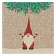 Duni lautasliina Happy Santa 24cm - Kahviliinat 24x24 - 7321011936786 - 1
