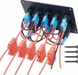 Ohjauspaneeli 12/24V jännitemittarilla ja USB portilla - Auton johdot ja asennustarvikkeet - 6438014270906 - 4