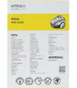 Pölynimuripussi, 5 kpl MNI 2160 Nordic Quality Vacuum - Pölypussit ja suodattimet - 5706470075986 - 2