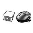 PÖLYPUSSI Pölynimuripussit, 5 kpl MDA 2500 Nordic Quality Vacuum - Pölypussit ja suodattimet - 5706470001206 - 2