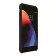 Silikoni suojakuori iPhone SE/8/7/6 Must - Puhelimet ja puhelintarvikkeet - 4008928617146 - 2