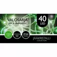 ULKOVALOSARJA LED 40Led Vihreän värinen - Valosarjat verkkovirta - 6438159119436 - 1