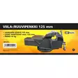 VIILA- RUUVIPENKKI 125mm - Ruuvipenkit ja alasimet - 6430074690946 - 3