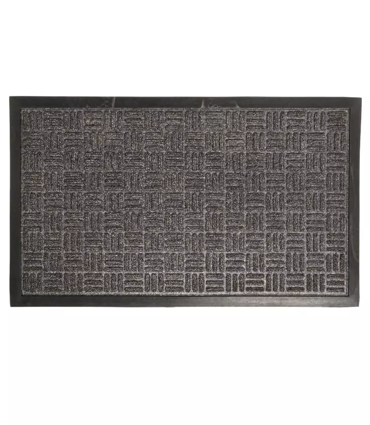 Kest=C3=A4v=C3=A4, hyvin paikoillaan pysyv=C3=A4 kynnysmatto. Helppo p=
uhdistaa. Paksuus 8 mm. - Kynnysmatot - 6410413034426 - 1