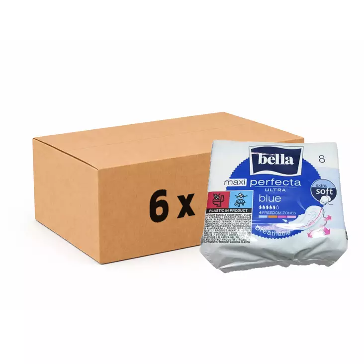 SIIVELLINEN KUUKAUTISSIDE 8kpl/pkt 6pkt - Kuukautissiteet - 5900516305345R6 - 1