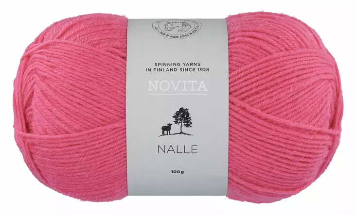 NOVITA NALLE 100G VADELMA - Sukkalangat - 6412618204116 - 1