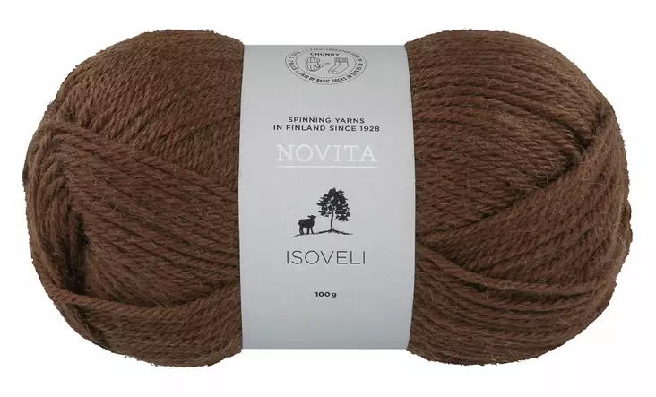 NOVITA ISOVELI 100 G KAARNA - Sukkalangat - 6412618204246 - 1