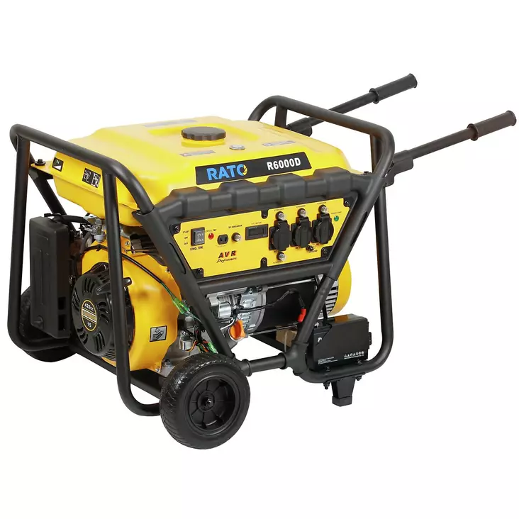 AGGREGAATTI 6,0KW R6000D AVR SÄHKÖSTARTT - Bensiini aggregaatit - 6418914916746 - 1