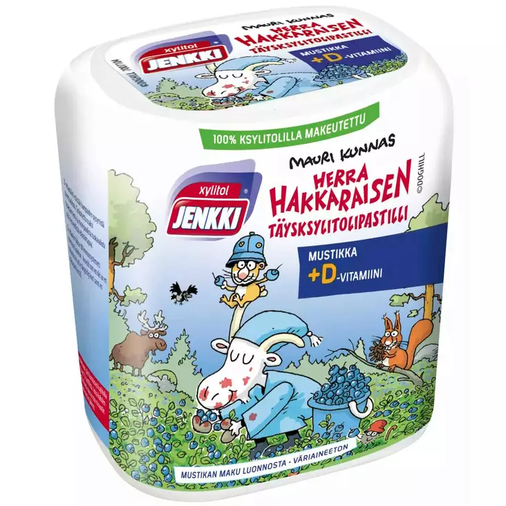 Herra Hakkarainen mustikka ksylitoli xylitoli pastilli - Pastillit - 6420256014486 - 1