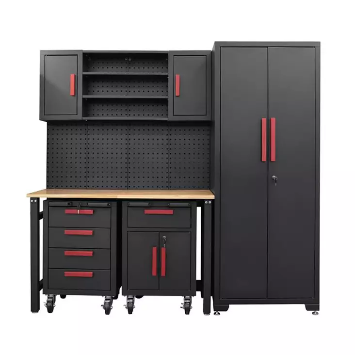 Autotallin kalusteryhmä ja säilytysratkaisu. - Korjaamolaitteet ja tarvikkeet - 6438168113166 - 1