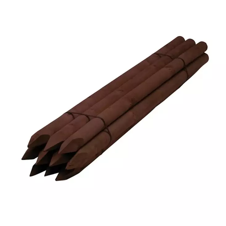 Aitatolppa 60x1800mm ruskea - Aitatolpat - 6438168108636 - 1