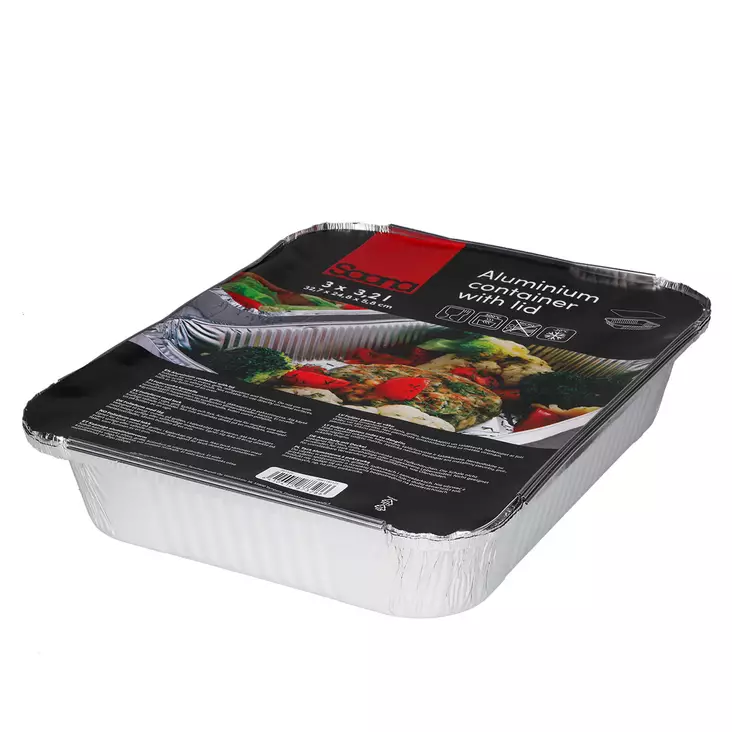 FOLIOVUOKA 3,2L 3 KPL/PKT - Alumiinifoliot ja -vuoat - 6410412873286 - 1