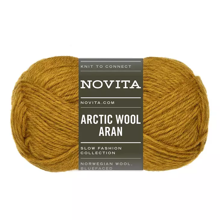 Novitan sinapin keltainen villalanka 100 % villaa.						 - Villalangat - 6412618208466 - 1