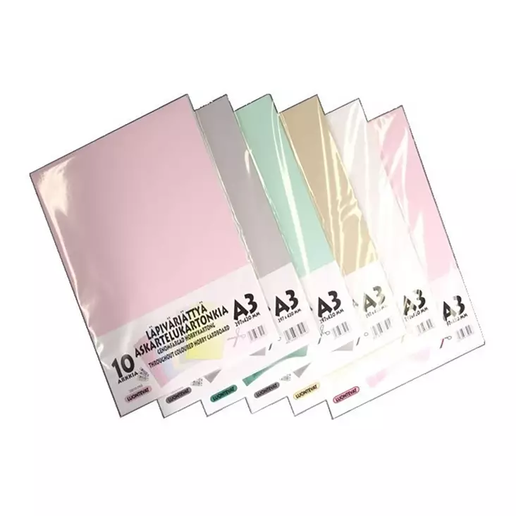 ASKARTELUKARTONKI A3/10 LAJIT. - Askartelupaperi ja -huovat - 6416965350106 - 1
