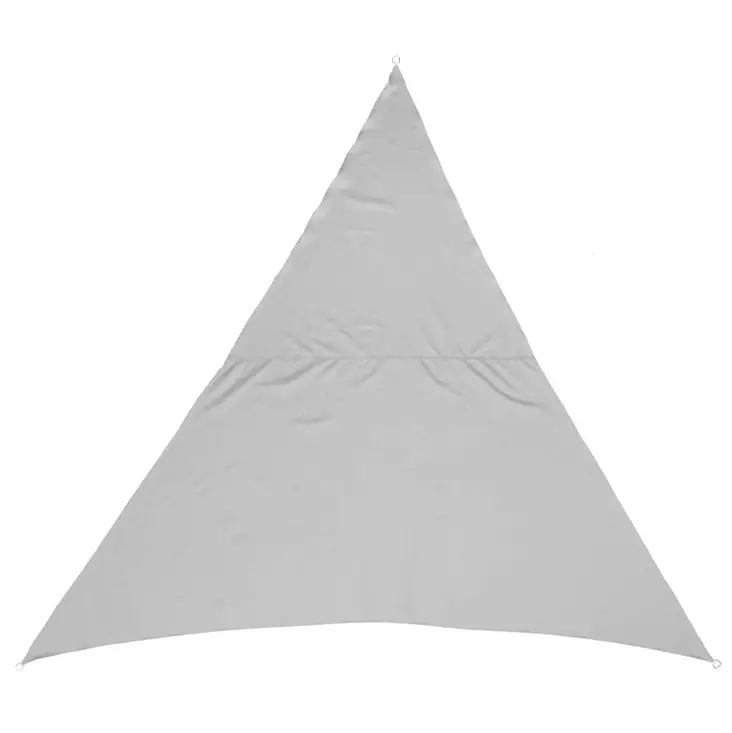 Aurinkopurje Kolmio 3,5x3,5x3,5 m harmaa - Aurinkovarjopurjeet - 6410416129396 - 2