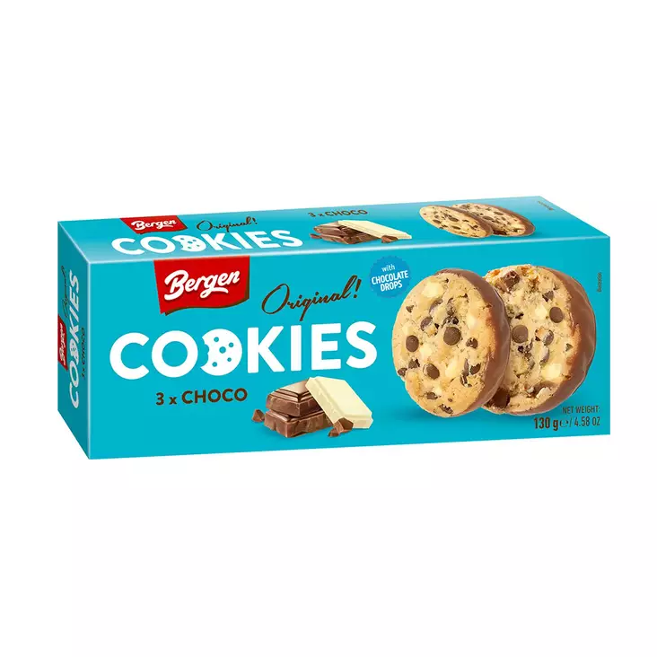 KEKSI TRIPLASUKLAA 130G BERGEN - Leivät, keksit ja leivonnaiset - 5902379645736 - 1