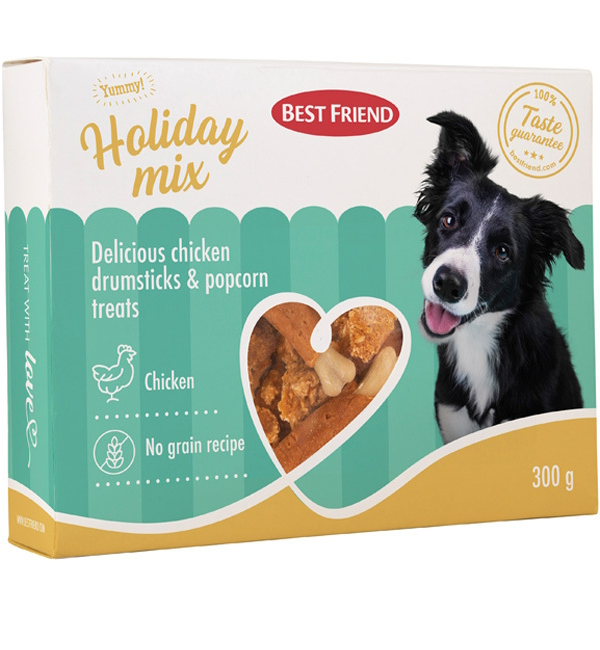 holiday herkkumix koiralle 300g - Koiranruoat ja herkut - 5700551171536 - 1