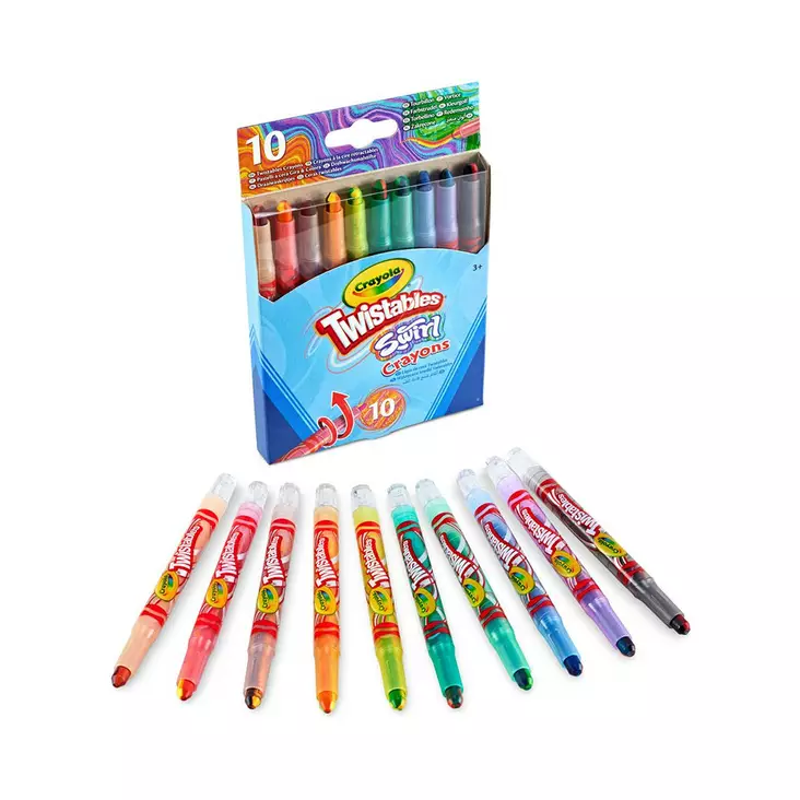 CRAYOLA kierrettävät värikynät 10kpl - Puuvärikynät ja liidut - 0071662234406 - 1