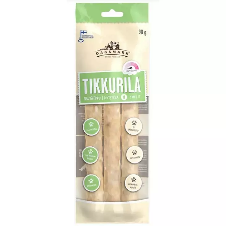 Dagsmark Tikkurila Nauta Purutikku M 90G - Koiranruoat ja herkut - 6430066382866 - 1