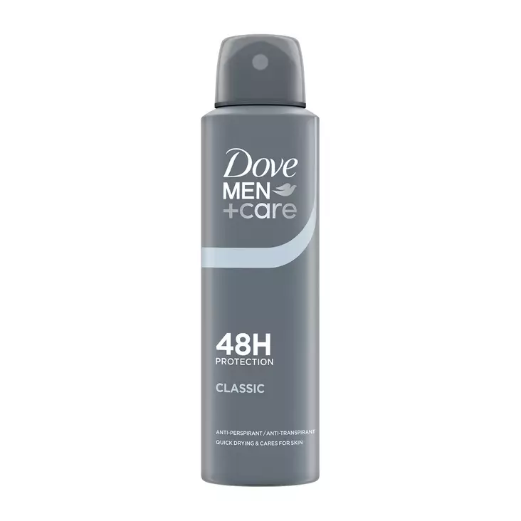 Deo Spray 150ml Dove Men 48hCare Classic - Miesten deodorantit - 8720181295546 - 1